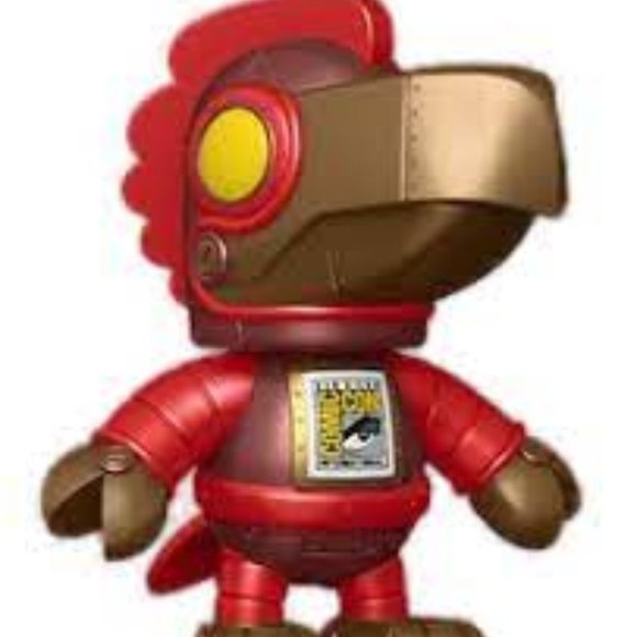 NEW 2021 SDCC Exclusive Red Robot Toucon Pop Figure #126 - Picture 1 of 8